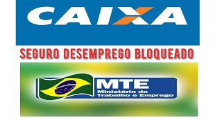 Sacou os 500 Seguro desemprego bloqueou CAIXA ou MTE Onde resolver [upl. by Fromma481]