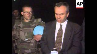 BosniaSerbia  UN Hostages Released [upl. by Ardnic]