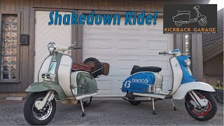 lambretta S1 Shakedown ride [upl. by Nnaes]