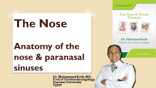 The nose Anatomy of the nose amp PNS2 Online session Professor Dr Qotb [upl. by Dream370]