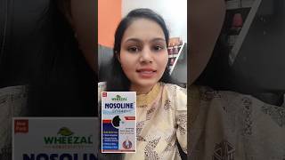 Wheezal nosoline nasal drops  nasal congestion allergic Rhinitis Homeohealthdrjyoti [upl. by Ilagam165]