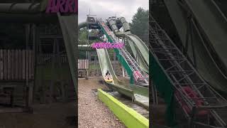 Lightwater Valley subscriber waterslide youtubecontent newvideo northeast themepark short [upl. by Armyn]