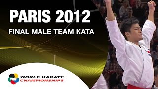 22 Karate Japan vs Italy Final Male Team Kata WKF World Karate Championships 2012 [upl. by Jos]