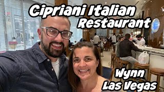 Cipriani Italian Restaurant at Wynn Las Vegas [upl. by Rehttam]