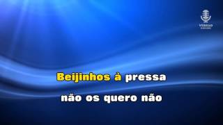 ♫ Karaoke BEIJINHOS À PRESSA  Jorge Ferreira [upl. by Nomma]