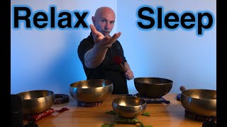 Relaxation Breath Work  Healing Sleep ASMR  Tibetan Singing Bowls [upl. by Eloccin]