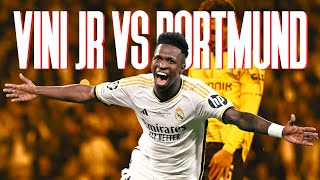 Vini Jr vs Borussia Dortmund 2024  HD 1080i [upl. by Bultman]