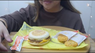 Mcdonalds Breakfast ASMR [upl. by Nicholson433]