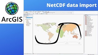 ArcGIS tips NetCDF data import [upl. by Airolg]