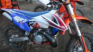 2018 KTM 250 EXC TPI Sixdays amp 250 EXCF Test Rides [upl. by Un]