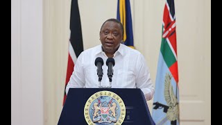 OUTGOING PRESIDENT UHURU ADDRESSES THE NATION [upl. by Imena]