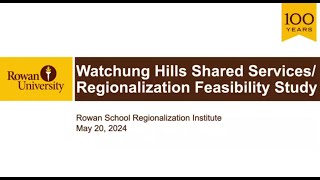 Shared Services and Regionalization Feasibility Study Virtual Information Session [upl. by Dorfman240]