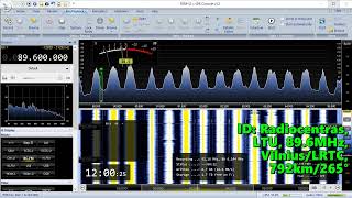 28092023 0858UTC Tropo Radiocentras LTU 896MHz 792km [upl. by Braeunig]