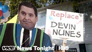 Devin Nunes Calls His Own Local Paper Fake News HBO [upl. by Atekram]