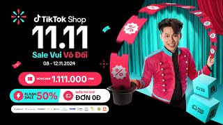 TikTok Shop Việt Nam  Mega Sale 1111  SALE VUI VÔ ĐỐI [upl. by Gabler]