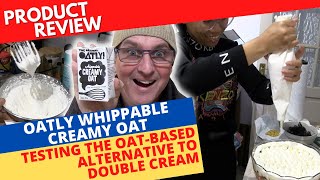 Oatly Whippable Creamy Oat Review A Tasty Alternative To Whipping Cream [upl. by Aliahkim]