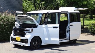 ホンダ・エヌボックス カスタム【オーナーズ◆アイ】詳細検証／HONDA NBOX Custom  2022 [upl. by Cerelly]