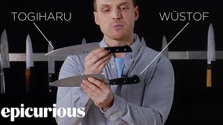 Knifemaker Explains The Difference Between Chefs Knives  Epicurious [upl. by Solegna]