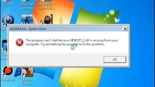 nba2k14exe  System Error  XINPUT3dll is missing from your computer VERY EASY FIX 2021 [upl. by Eyahc]