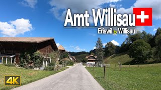 Amt Willisau Switzerland 🇨🇭 Driving from Eriswil to Willisau [upl. by Vachil690]