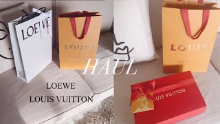 【LOEWEampLOUISVUITTON🤎HAUL】新年のお買い物の開封🎁🐻購入品紹介、ロエベ、ヴィトン🎠✨ [upl. by Nonek]