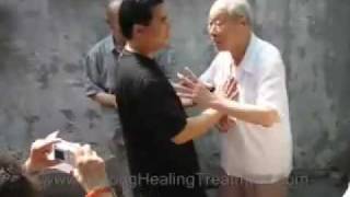 Bagua qi projection 94 years old master [upl. by Idnak]