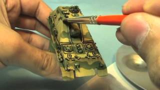 How to paint german tanks 23  Weathering [upl. by Earley697]