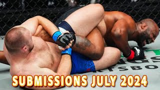 MMA Submissions of July 2024 [upl. by Theodosia]