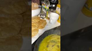 Sunday Brunch🍽️sunday minivlog trendingshorts pooribhaji dailyvlog sundayspecialdayinmylife [upl. by Lunsford]