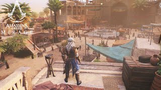 Assassins Creed Mirage Gameplay  Market Exploration Infiltration amp More AC Mirage Gameplay [upl. by Seymour325]