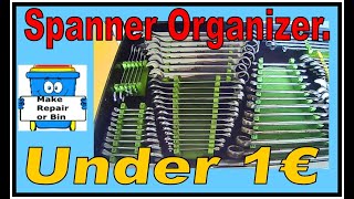 How to make a Spanner Wrench organizer for less than €1 [upl. by Downes]