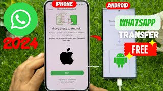 Transfer WhatsApp Chats from iPhone to Android  Move Chats to Android [upl. by Annawek]