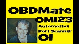 OBDMate OM123 Automotive Port Scanner Open Box and Manual Part 1 [upl. by Clari]