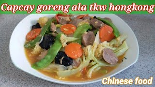 quotRESEP CAPCAY GORENG ALA TKW HONGKONG  Fried capcay recipe [upl. by Ornstead952]