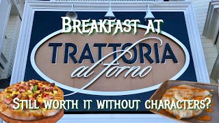 Breakfast at Trattoria al Forno  Disneys Boardwalk  Disney Dining Review [upl. by Ellenhoj]