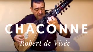 Chaconne by Robert de Visée played on the 14 course theorbo by Xavier DíazLatorre [upl. by Zetnauq899]