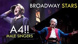 Broadway Stars hitting the A4 note Male Singers [upl. by Rodgers]