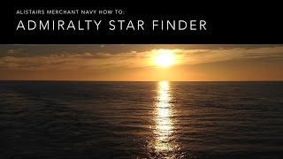 How To Use the Admiralty Star Finder NP323 [upl. by Nya]