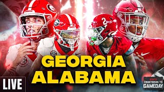 🚨 Georgia vs Alabama Game of the Year SHOWDOWN  Countdown to GameDay 🏈 [upl. by Ykvir260]