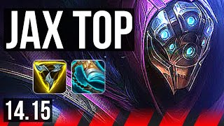 JAX vs GRAGAS TOP  9311 800 games  EUNE Master  1415 [upl. by Olra]