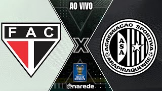 FERROVIÁRIO X ASA AO VIVO  PRÉ COPA DO NORDESTE AO VIVO  ELIMINATÓRIAS COPA DO NORDESTE 2024 [upl. by Werdn]