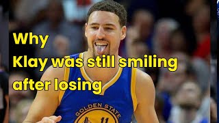 Why Klay Thompson was still smiling after losingduring the Warriors game against the Kings nba [upl. by Arret]