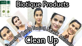 How to  Clean Up at Home Using Biotique Products  Biotique Haul  review  Demo [upl. by Auoy808]