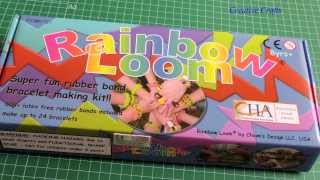 Unboxing Rainbow Loom Abriendo el telar Rainbow Loom [upl. by Elyn]