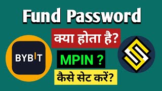 Bybit Exchange Fund Password kaise banaye  MPIN kya hai  Bybit fund Password AllBTCGR [upl. by Adnorrahs492]