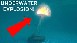 Underwater explosions with acetylene and oxygen [upl. by Eniloj]