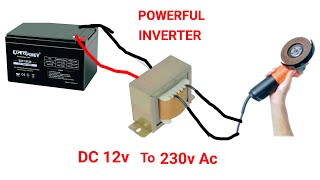 how to make powerful inverter 12v to 230v ac  powerful inverter 12v to 230v ac inverter inverter [upl. by Harte]