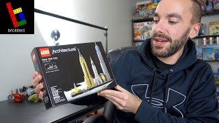 LEGO ARCHITECTURE NEW YORK CITY UNBOX amp BUILD [upl. by Libnah]