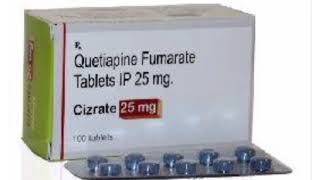 Cizrate 25 mg Tablets Quetiapine Fumarate Tablets IP 25 mg [upl. by Ynej]