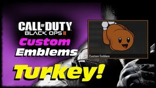 Black Ops 2 Custom Emblem Speed Art How to Make An Awesome Turkey My Own Holiday Miracle [upl. by Beutner]